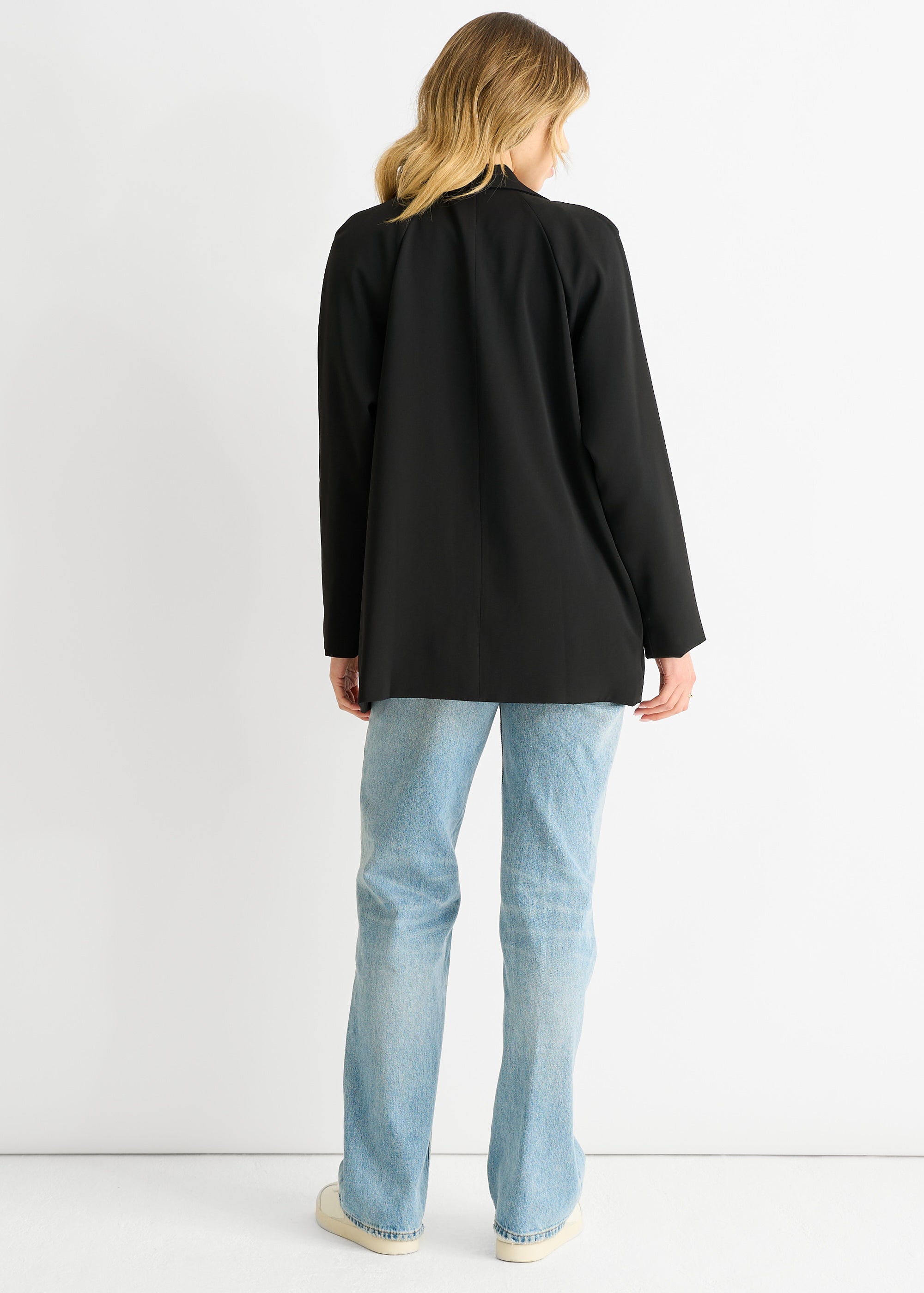 Black Oversized Tailored Blazer