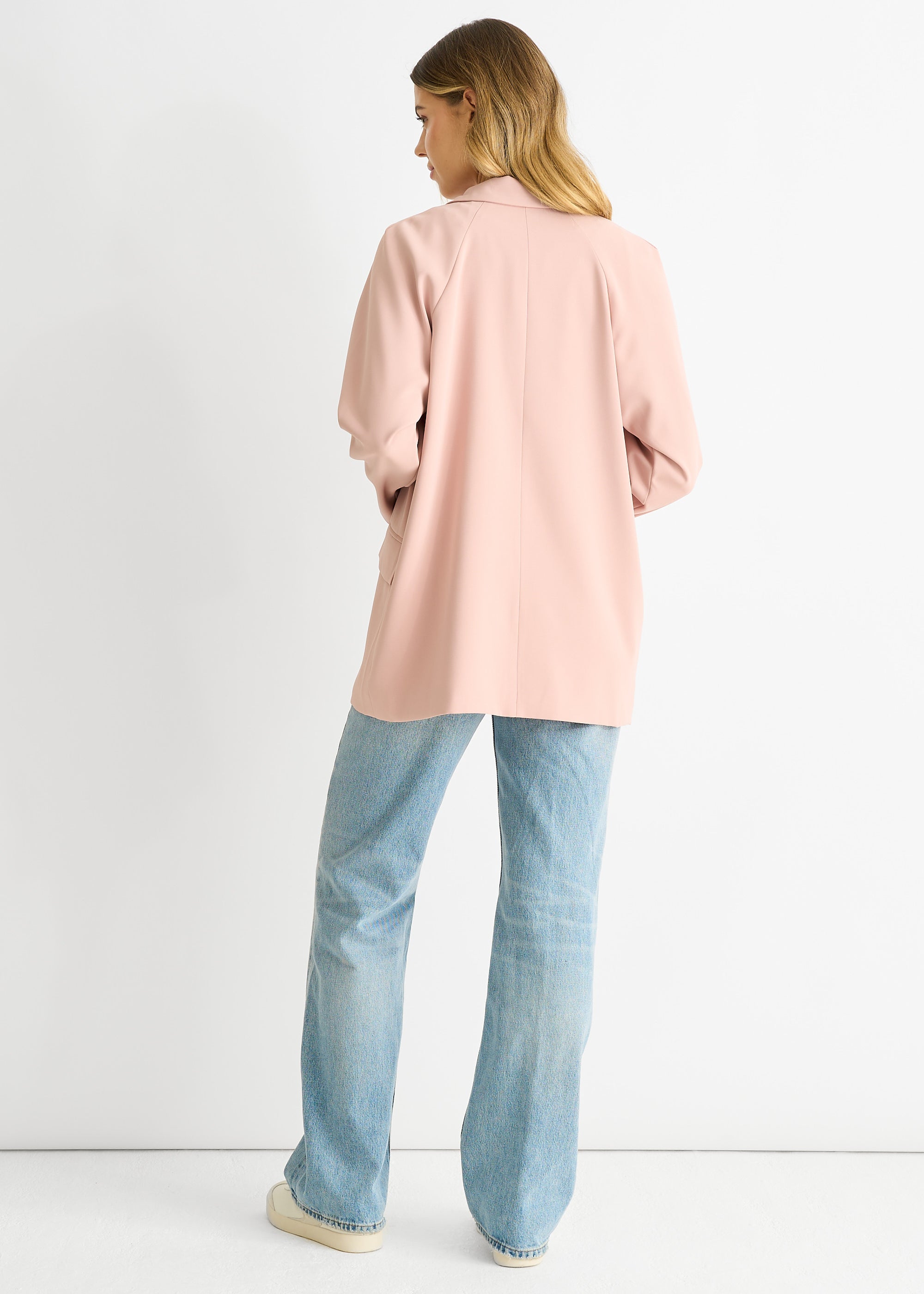 Blush Oversized Tailored Blazer
