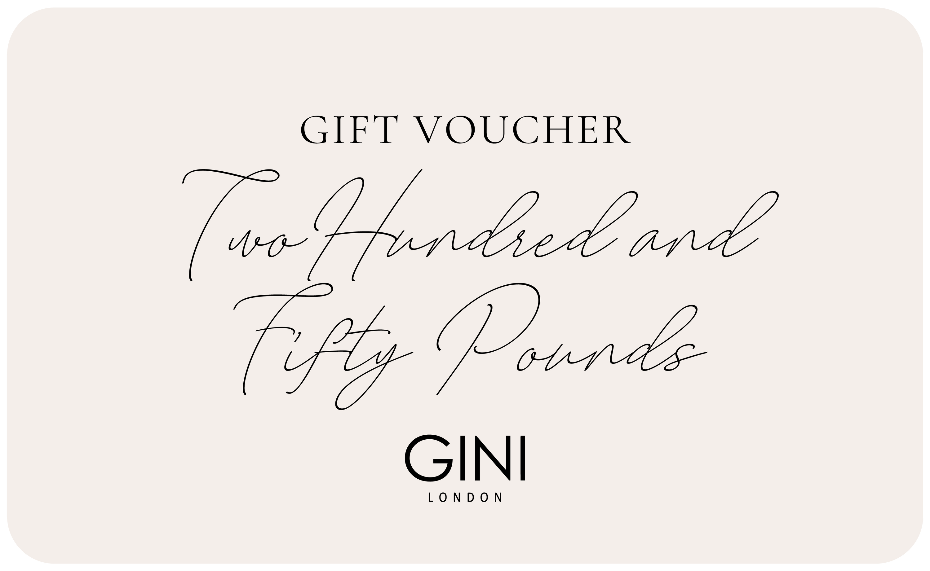 GIFT VOUCHERS